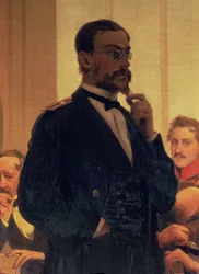 Nikolai Andreyevich Rimsky-Korsakov (1844-1908), uit Slavische Componisten (detail)